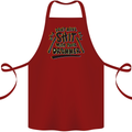 Don't Make Sh!t With Your Drummer Cotton Apron 100% Organic Maroon