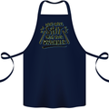 Don't Make Sh!t With Your Drummer Cotton Apron 100% Organic Navy Blue