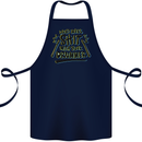 Don't Make Sh!t With Your Drummer Cotton Apron 100% Organic Navy Blue