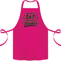 Don't Make Sh!t With Your Drummer Cotton Apron 100% Organic Pink