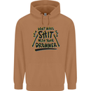 Don't Make Sh!t With Your Drummer Mens 80% Cotton Hoodie Caramel Latte