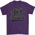 Don't Make Sh!t With Your Drummer Mens T-Shirt Cotton Gildan Purple