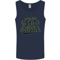 Don't Make Sh!t With Your Drummer Mens Vest Tank Top Navy Blue