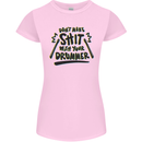 Don't Make Sh!t With Your Drummer Womens Petite Cut T-Shirt Light Pink