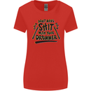 Don't Make Sh!t With Your Drummer Womens Wider Cut T-Shirt Red