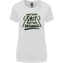 Don't Make Sh!t With Your Drummer Womens Wider Cut T-Shirt White