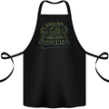 Don't Make Sh!t with Your Drummer Funny Cotton Apron 100% Organic Black