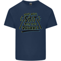 Don't Make Sh!t with Your Drummer Funny Kids T-Shirt Childrens Navy Blue