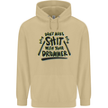Don't Make Sh!t with Your Drummer Funny Mens 80% Cotton Hoodie Sand