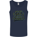 Don't Make Sh!t with Your Drummer Funny Mens Vest Tank Top Navy Blue