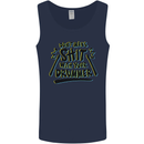 Don't Make Sh!t with Your Drummer Funny Mens Vest Tank Top Navy Blue