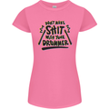 Don't Make Sh!t with Your Drummer Funny Womens Petite Cut T-Shirt Azalea