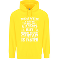 Don't Mess With My Guitar Funny Slogan Childrens Kids Hoodie Yellow