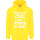 Don't Mess With My Guitar Funny Slogan Childrens Kids Hoodie Yellow
