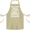 Don't Mess With My Guitar Funny Slogan Cotton Apron 100% Organic Khaki