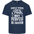 Don't Mess With My Guitar Funny Slogan Mens Cotton T-Shirt Tee Top Navy Blue