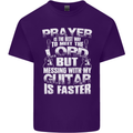 Don't Mess With My Guitar Funny Slogan Mens Cotton T-Shirt Tee Top Purple