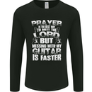 Don't Mess With My Guitar Funny Slogan Mens Long Sleeve T-Shirt Black