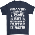 Don't Mess With My Guitar Funny Slogan Mens T-Shirt 100% Cotton Navy Blue