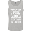 Don't Mess With My Guitar Funny Slogan Mens Vest Tank Top Sports Grey