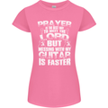 Don't Mess With My Guitar Funny Slogan Womens Petite Cut T-Shirt Azalea