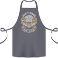 Don't Mess With the Chef Cooking Skull Cotton Apron 100% Organic Steel