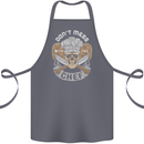 Don't Mess With the Chef Cooking Skull Cotton Apron 100% Organic Steel