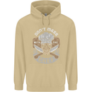 Don't Mess With the Chef Cooking Skull Mens 80% Cotton Hoodie Sand