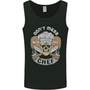 Don't Mess With the Chef Cooking Skull Mens Vest Tank Top Black