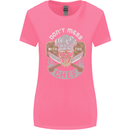 Don't Mess With the Chef Cooking Skull Womens Wider Cut T-Shirt Azalea