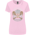 Don't Mess With the Chef Cooking Skull Womens Wider Cut T-Shirt Light Pink