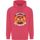 Don't Stop Retrieving Funny Golden Retiever Childrens Kids Hoodie Heliconia