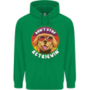 Don't Stop Retrieving Funny Golden Retiever Childrens Kids Hoodie Irish Green