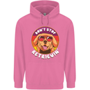 Don't Stop Retrieving Funny Golden Retiever Mens 80% Cotton Hoodie Azelea