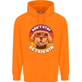 Don't Stop Retrieving Funny Golden Retiever Mens 80% Cotton Hoodie Orange