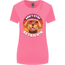 Don't Stop Retrieving Funny Golden Retiever Womens Wider Cut T-Shirt Azalea
