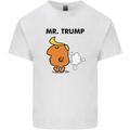 Donald Trump Fart Farting Flatulence Funny Kids T-Shirt Childrens White