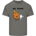 Donald Trump Fart Farting Flatulence Funny Mens Cotton T-Shirt Tee Top Charcoal