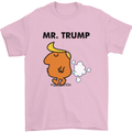 Donald Trump Fart Farting Flatulence Funny Mens T-Shirt Cotton Gildan Light Pink