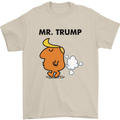 Donald Trump Fart Farting Flatulence Funny Mens T-Shirt Cotton Gildan Sand