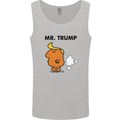 Donald Trump Fart Farting Flatulence Funny Mens Vest Tank Top Sports Grey