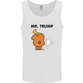 Donald Trump Fart Farting Flatulence Funny Mens Vest Tank Top White