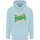 Dont Ask Why Im Vegan Childrens Kids Hoodie Light Blue