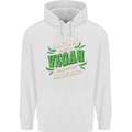 Dont Ask Why Im Vegan Childrens Kids Hoodie White