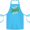 Dont Ask Why Im Vegan Cotton Apron 100% Organic Turquoise