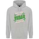 Dont Ask Why Im Vegan Mens 80% Cotton Hoodie Sports Grey