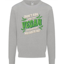 Dont Ask Why Im Vegan Mens Sweatshirt Jumper Sports Grey
