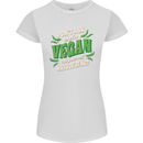 Dont Ask Why Im Vegan Womens Petite Cut T-Shirt White
