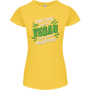 Dont Ask Why Im Vegan Womens Petite Cut T-Shirt Yellow