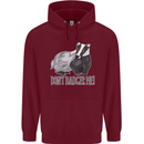 Dont Bager Me Funny Quote Childrens Kids Hoodie Maroon